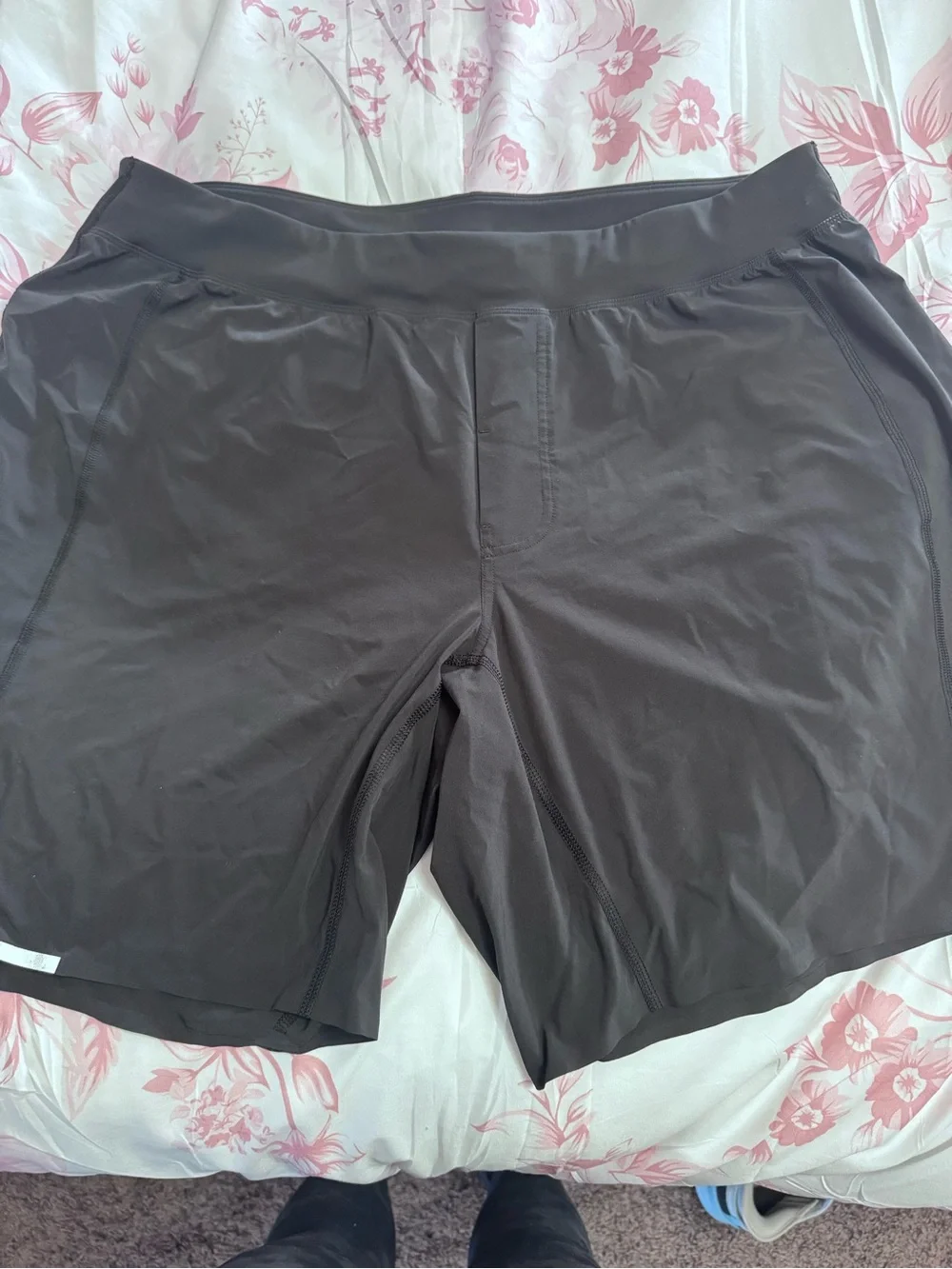Lululemon Men's Black Athletic Shorts - Stretch Performance XXL- 9 in. Inseam